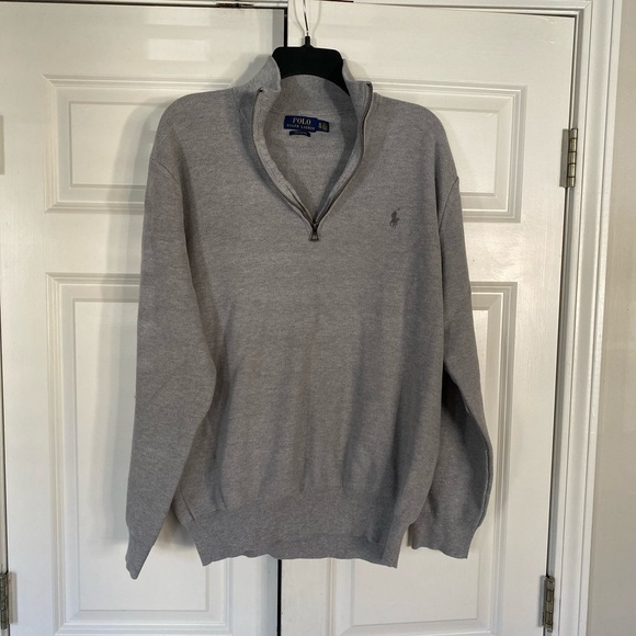 Polo Ralph Lauren Other - Polo Ralph Lauren Pima Cotton Quarter-Zip Sweater